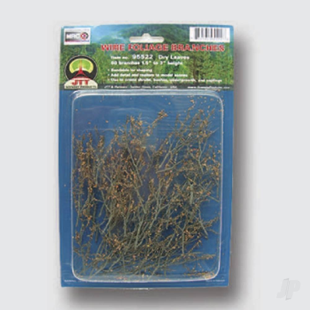 Dry Leaves Branches, 1.5in to 3in, (60 per pack)