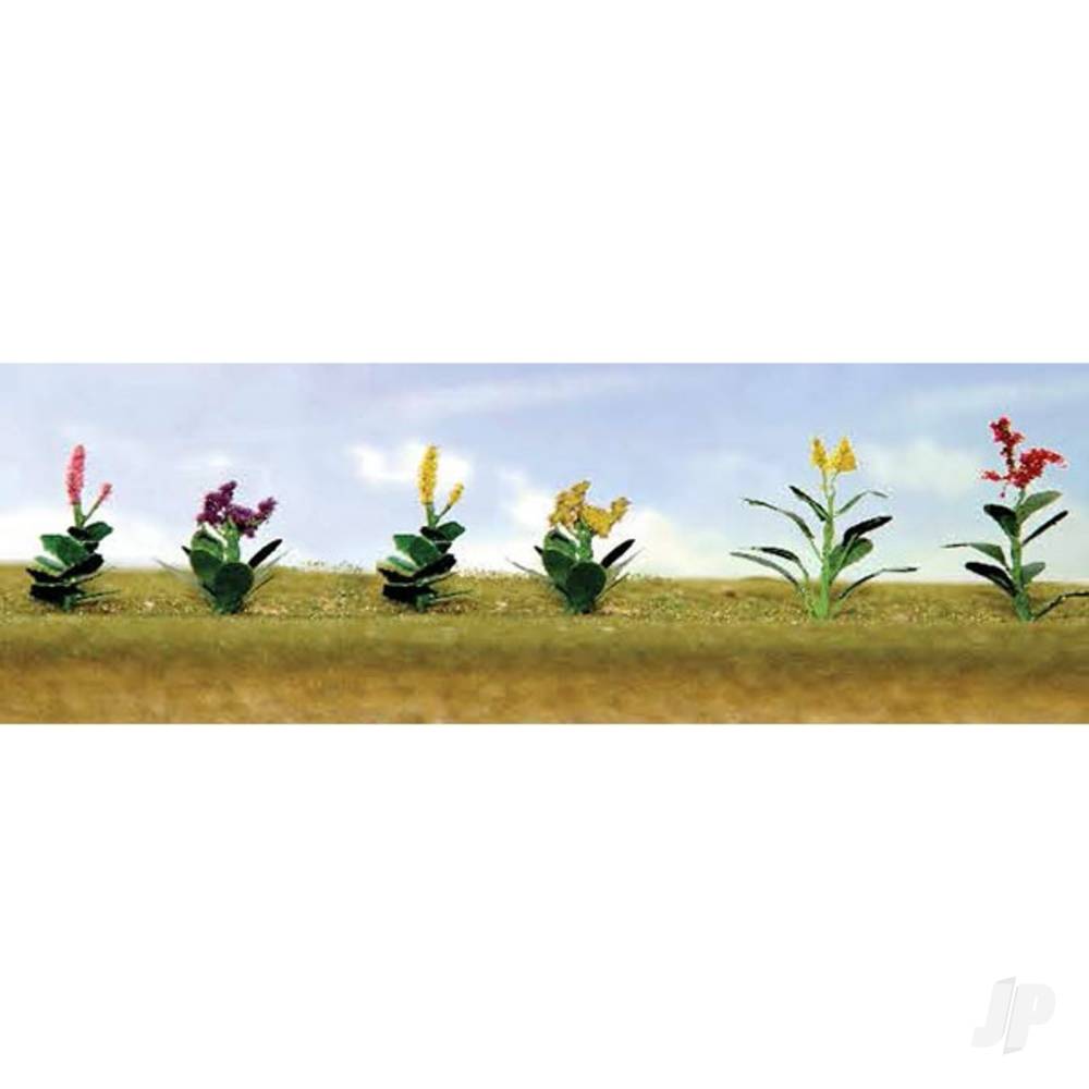 Assorted Flower Plants 4, O-Scale, (10 per pack)