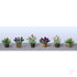 Assorted Potted Flower Plants 1, HO-Scale, (6pack)