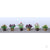 Assorted Potted Flower Plants 1, O-Scale, (6 pack)