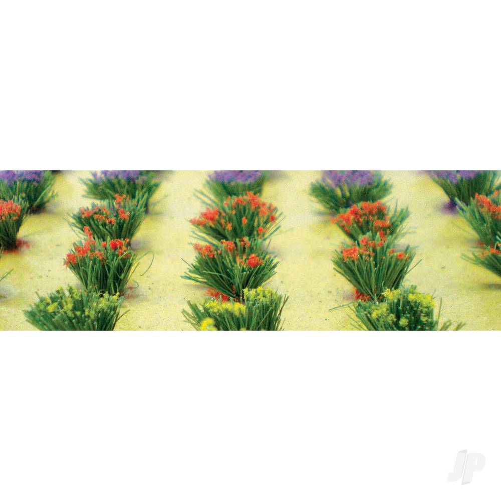 Detachable Flower Bushes, HO-Scale, (30 per pack)