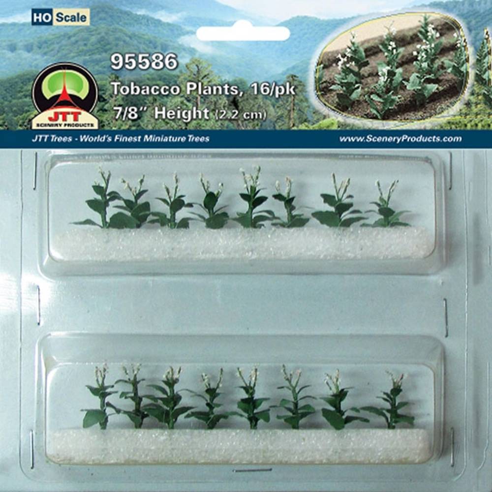 Tobacco Plants, HO-Scale, (16 per pack)