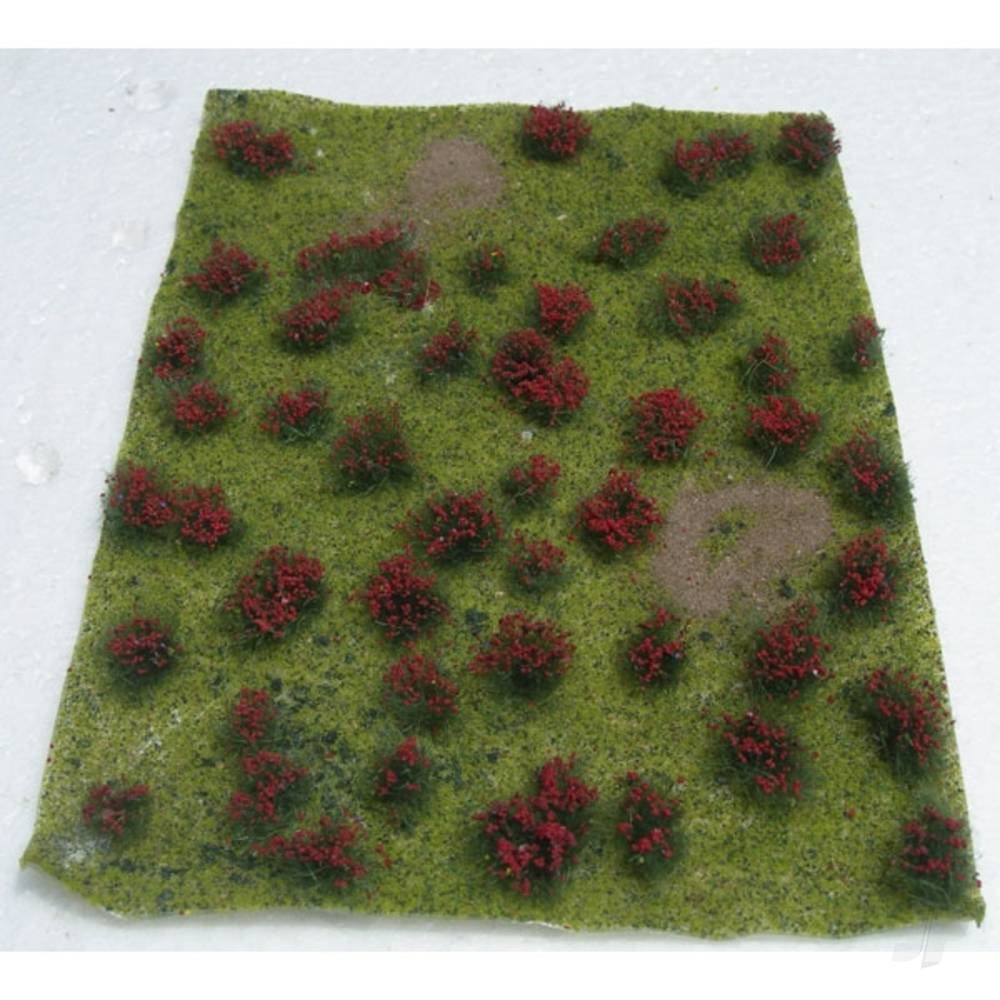 Flowering Meadow Red, 5x7in, Sheet