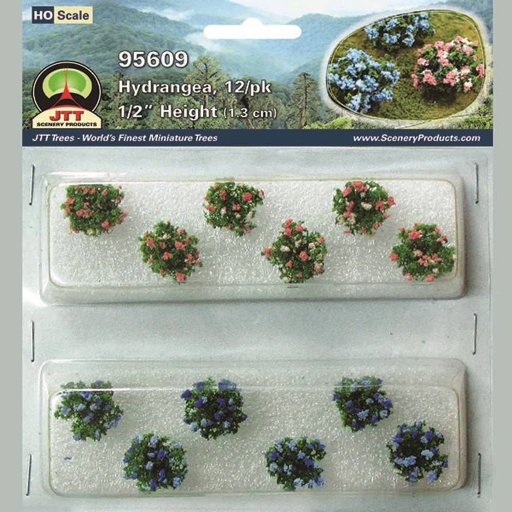 Hydrangea, HO-Scale, (12 per pack)