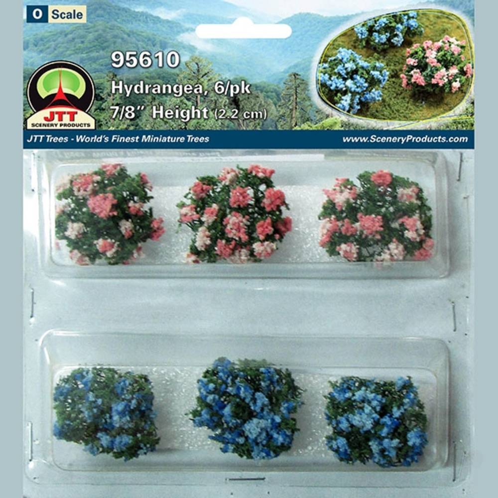 Hydrangea, O-Scale, (6 per pack)