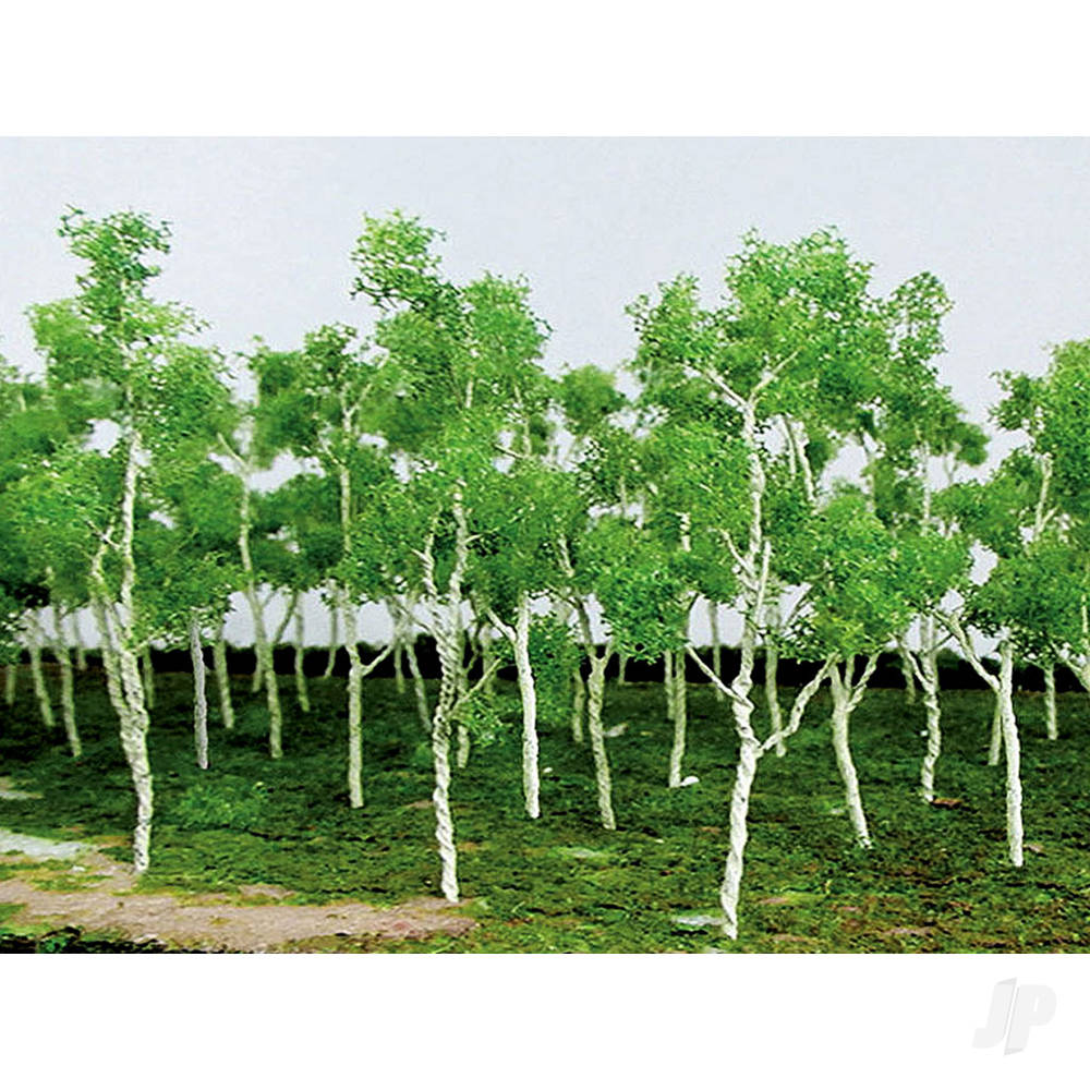 Woods Edge Trees, Pastel Green, N-Scale, (20 per pack)