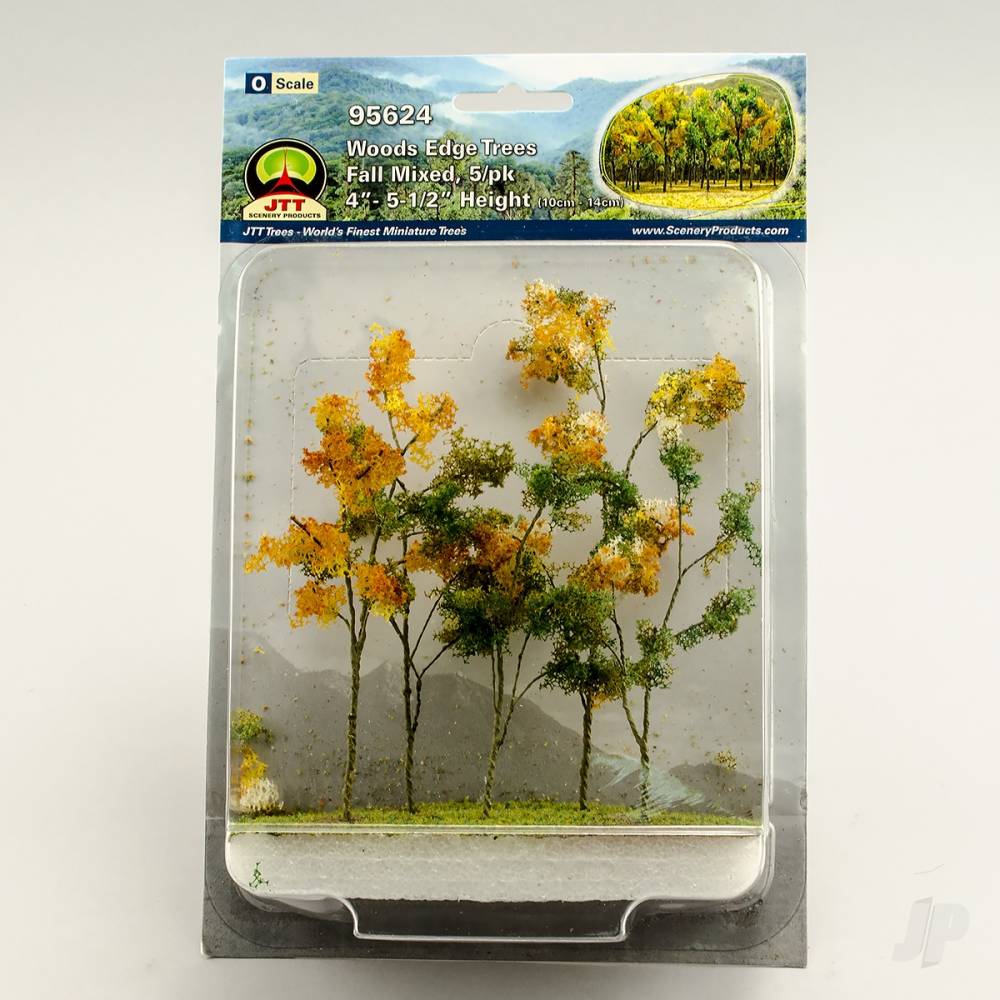 Woods Edge Trees, Fall Mixed, O-Scale, (5 per pack)