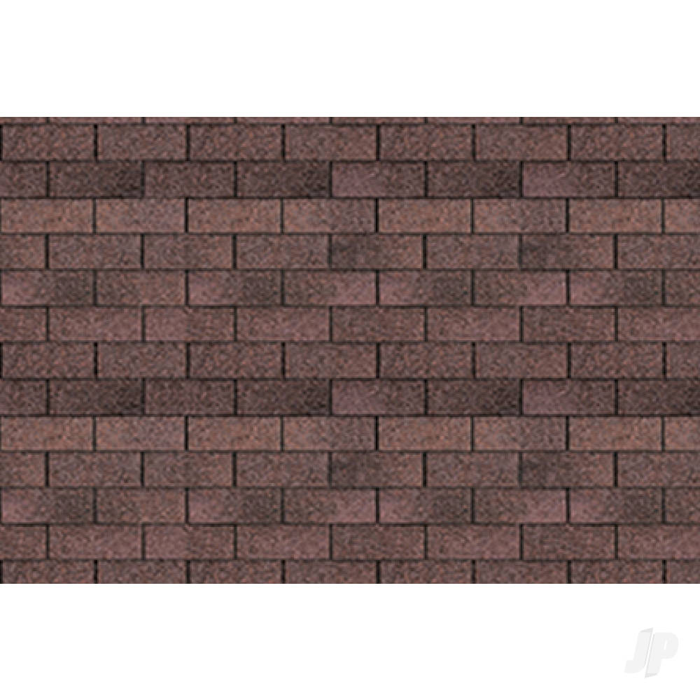 Asphalt Shingle, 1:100, HO-Scale, (2 per pack)