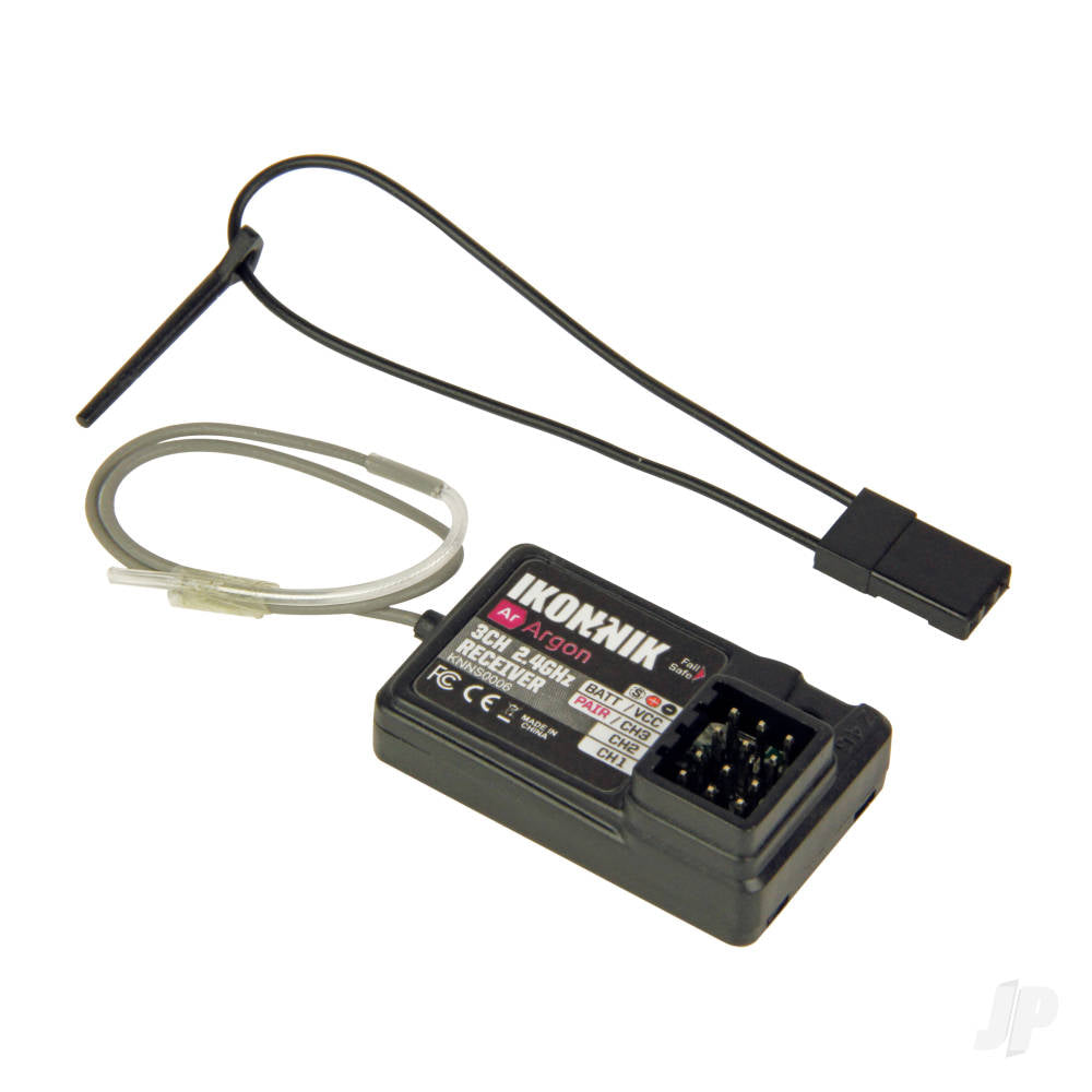 3-Channel 2.4GHz Argon (Ar) Receiver (for 1:18 Scale)