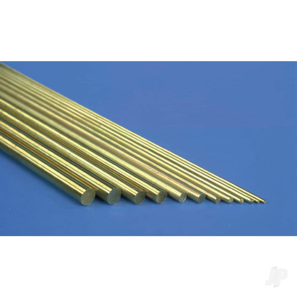 1/16in Brass Round Rod (36in long) (2 per Sleeve) (Bulk Pack of 5 Sleeves)