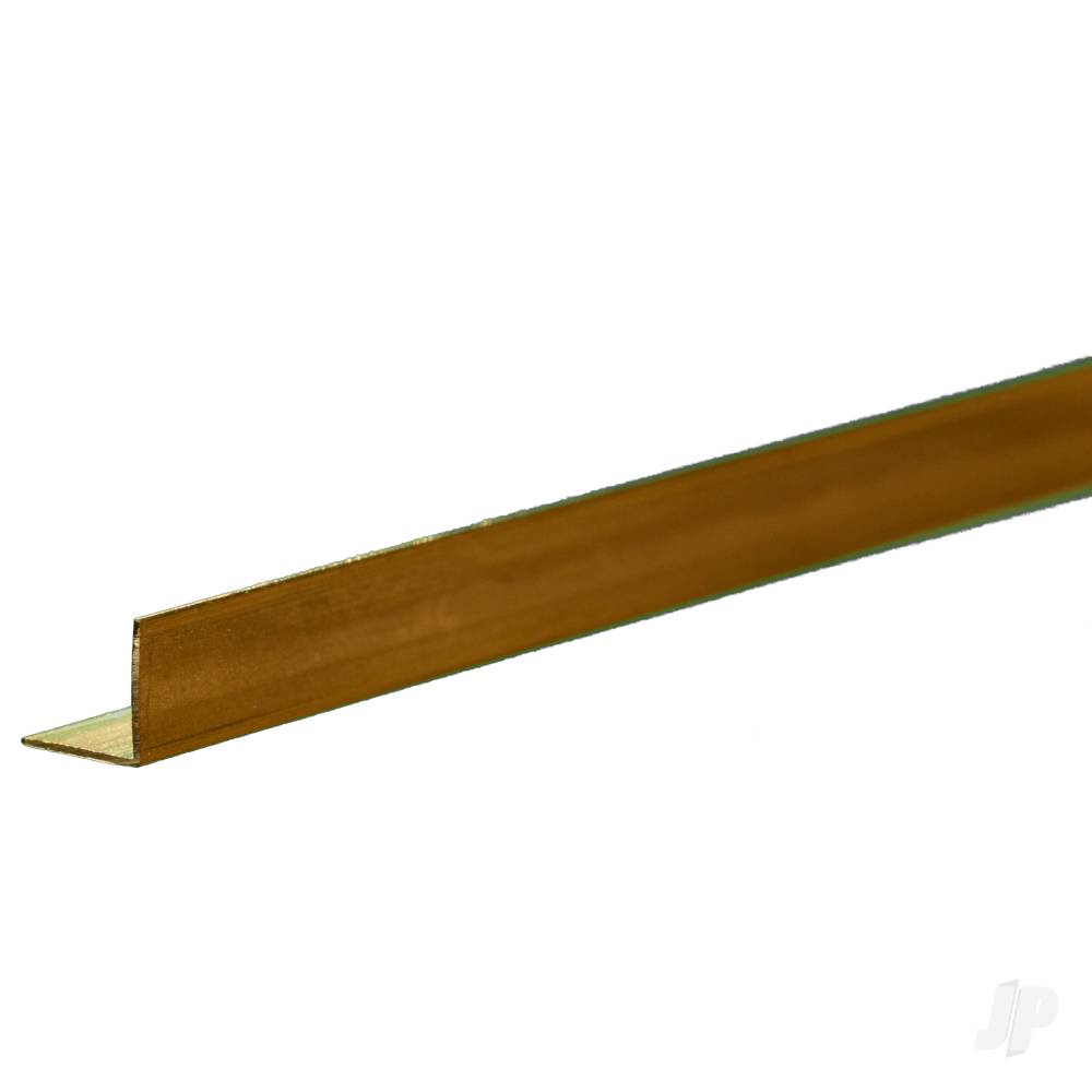 1/4in Brass Angle, .014in Wall (300mm long)