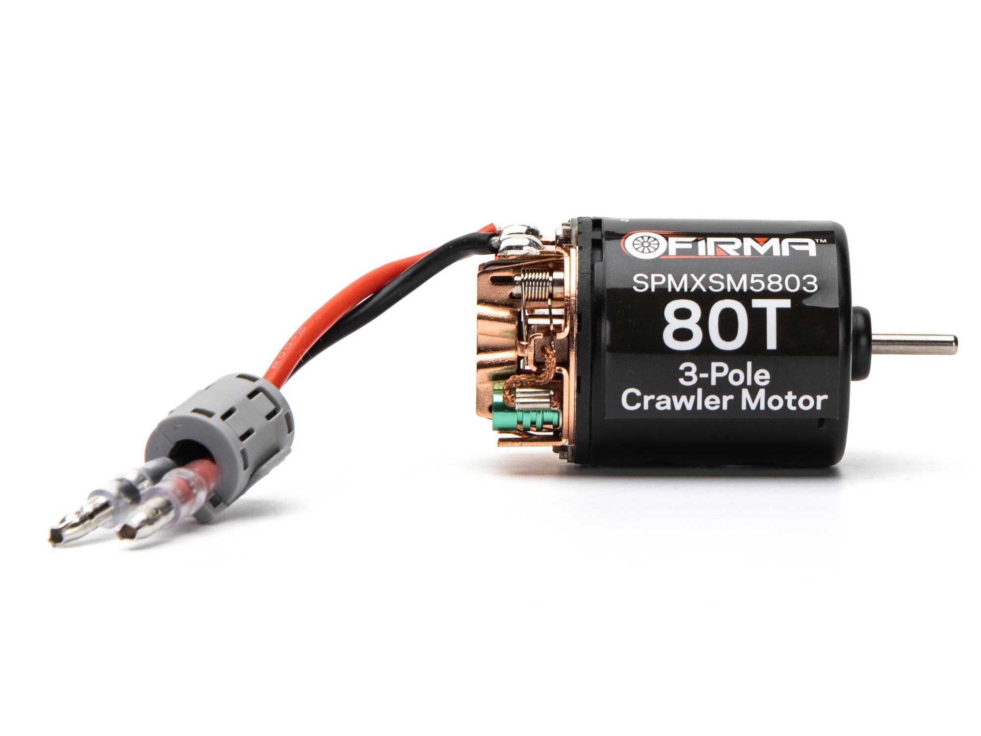 Firma 80T Rebuildable 3-Pole Brushed Crawler Motor