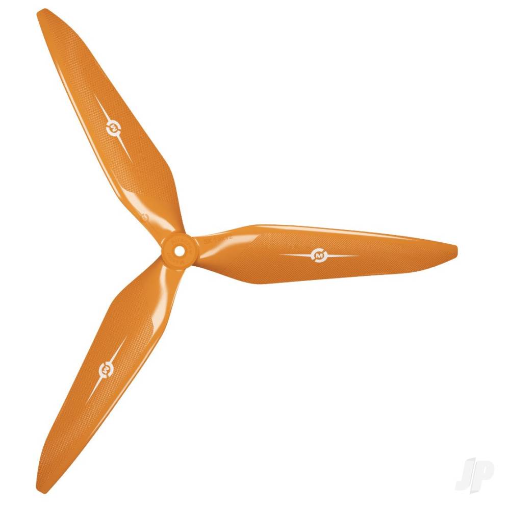 11x10 3X Power X-Class Giant Racing Drone Propeller (CCW) Orange