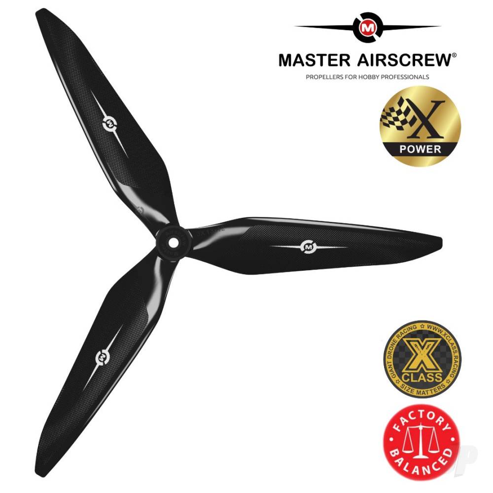 13x12 3X Power X-Class Giant Racing Drone Propeller (CCW) Black