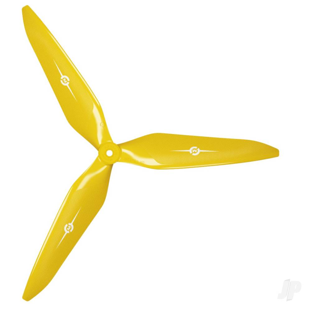 13x12 3X Power X-Class Giant Racing Drone Propeller (CW) Reverse/Pusher Yellow