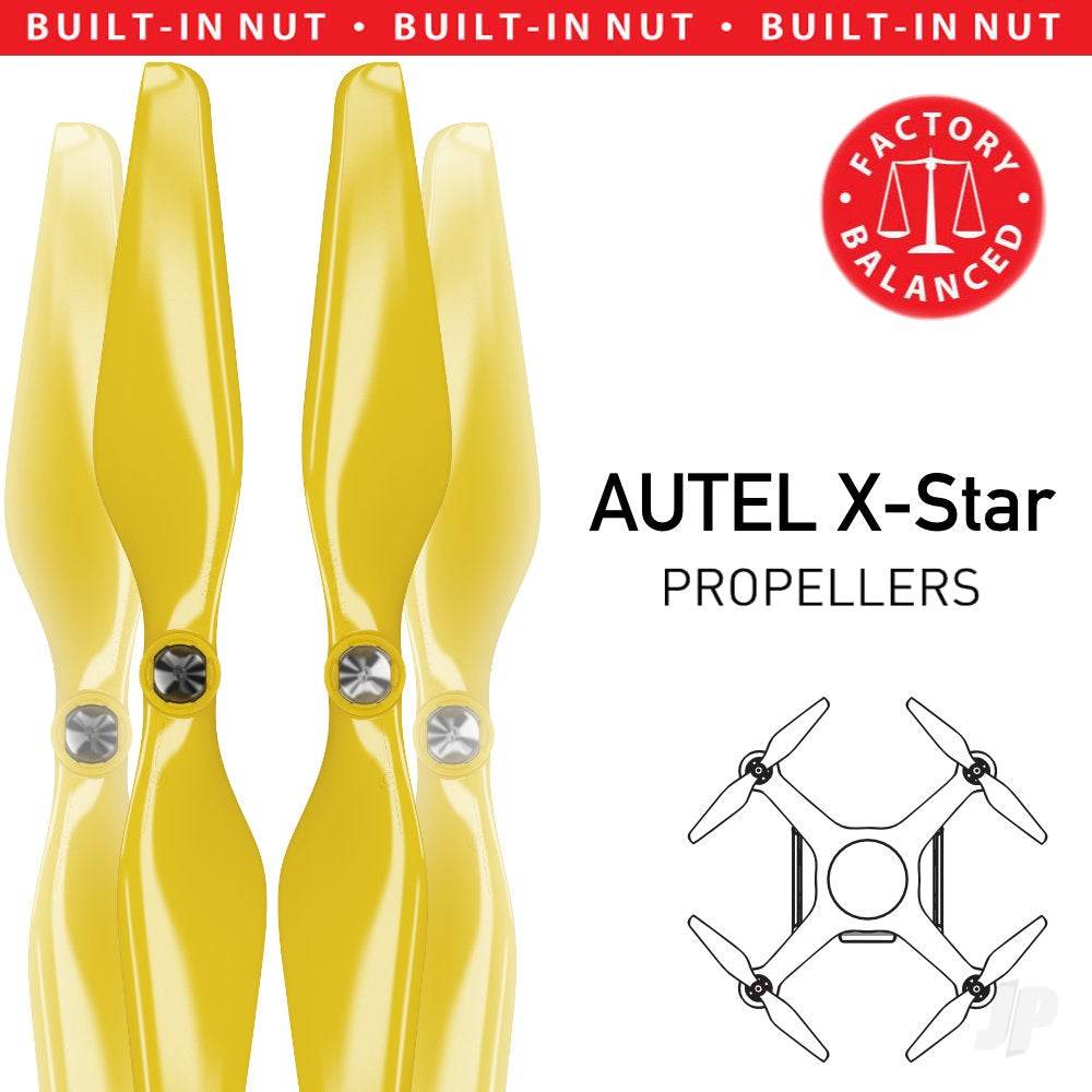 9.4x5 MR AU Propeller C Set x4 Amber Yellow for AUTEL X Star