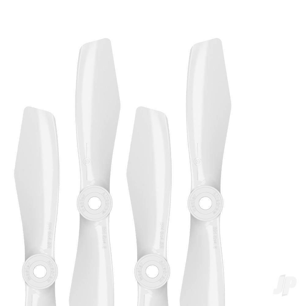 5x4.5 BN-FPV Bullnose Propeller Set 4x White