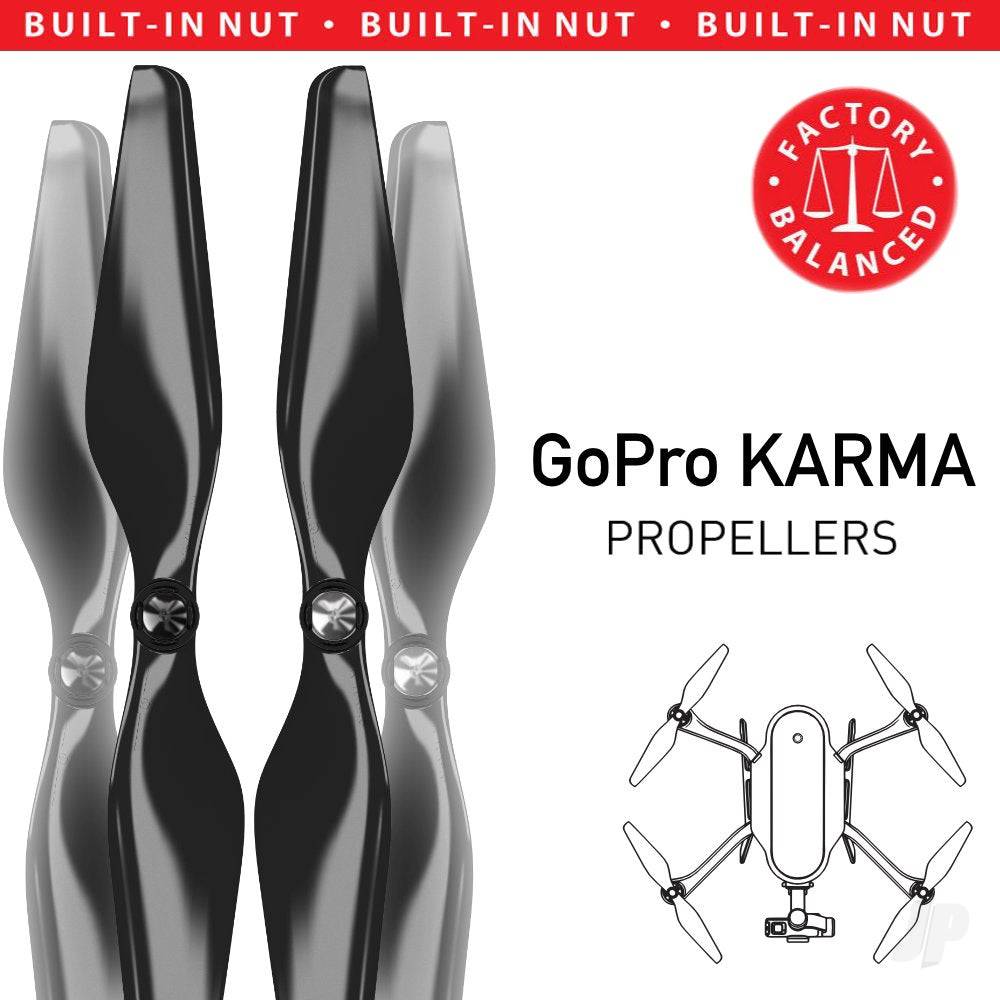 10x4.5 MR KR Propeller C Set x4 Black for GoPro KARMA