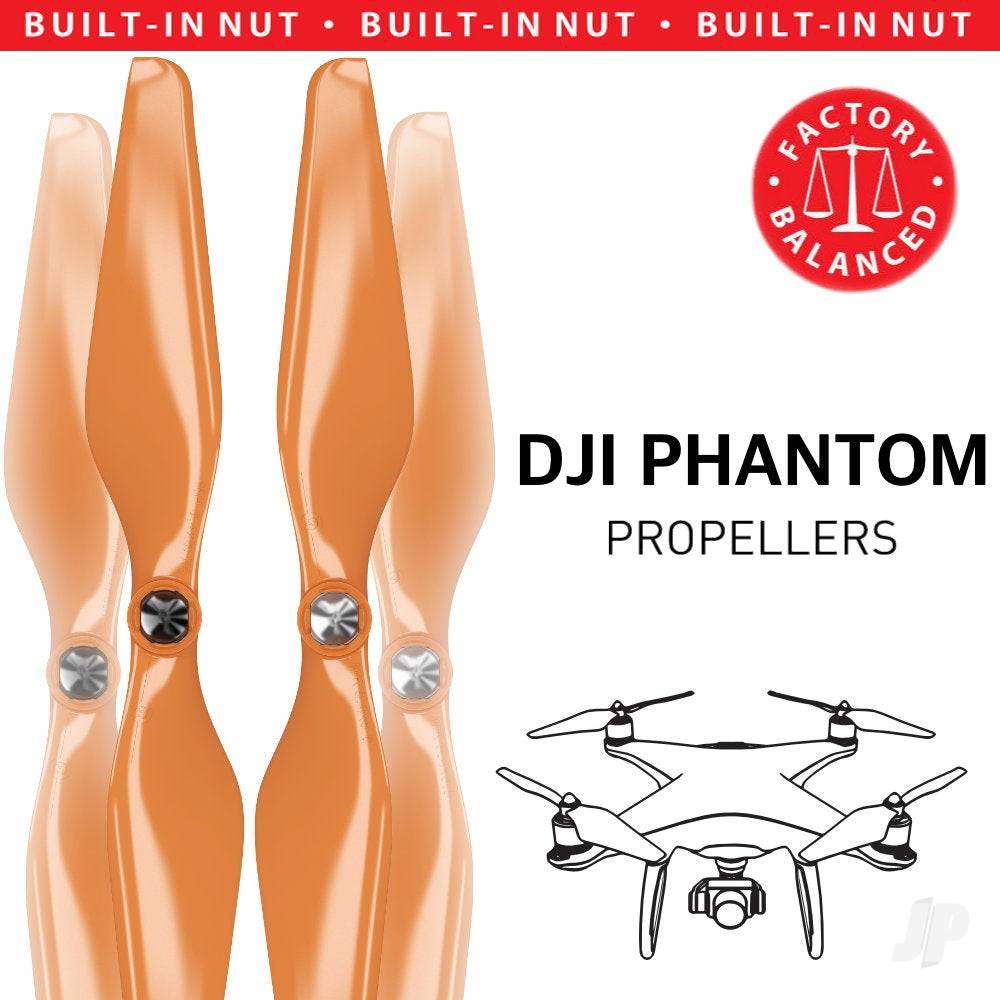 9.4x5 MR PH Propeller C Set x4 Orange for DJI PHANTOM 1 4 gen.