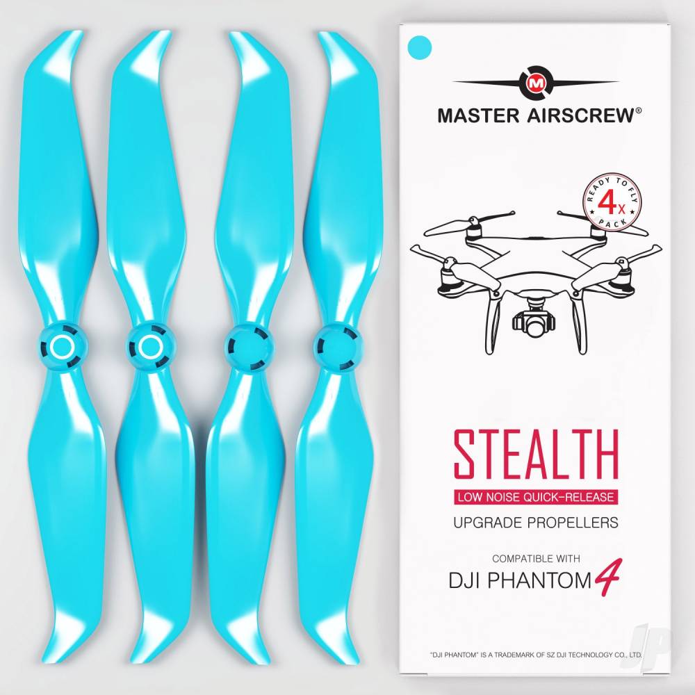 MR-PH Stealth 9.5x5.7 Prop Set x4 Blue for DJI PHANTOM 4 gen.