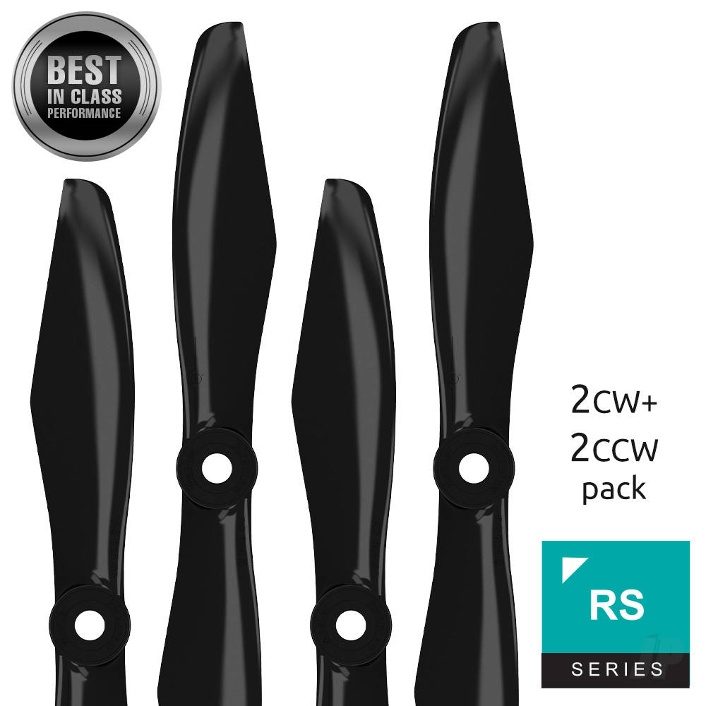 6x4.5 RS-FPV Racing Propeller Set 4x Black