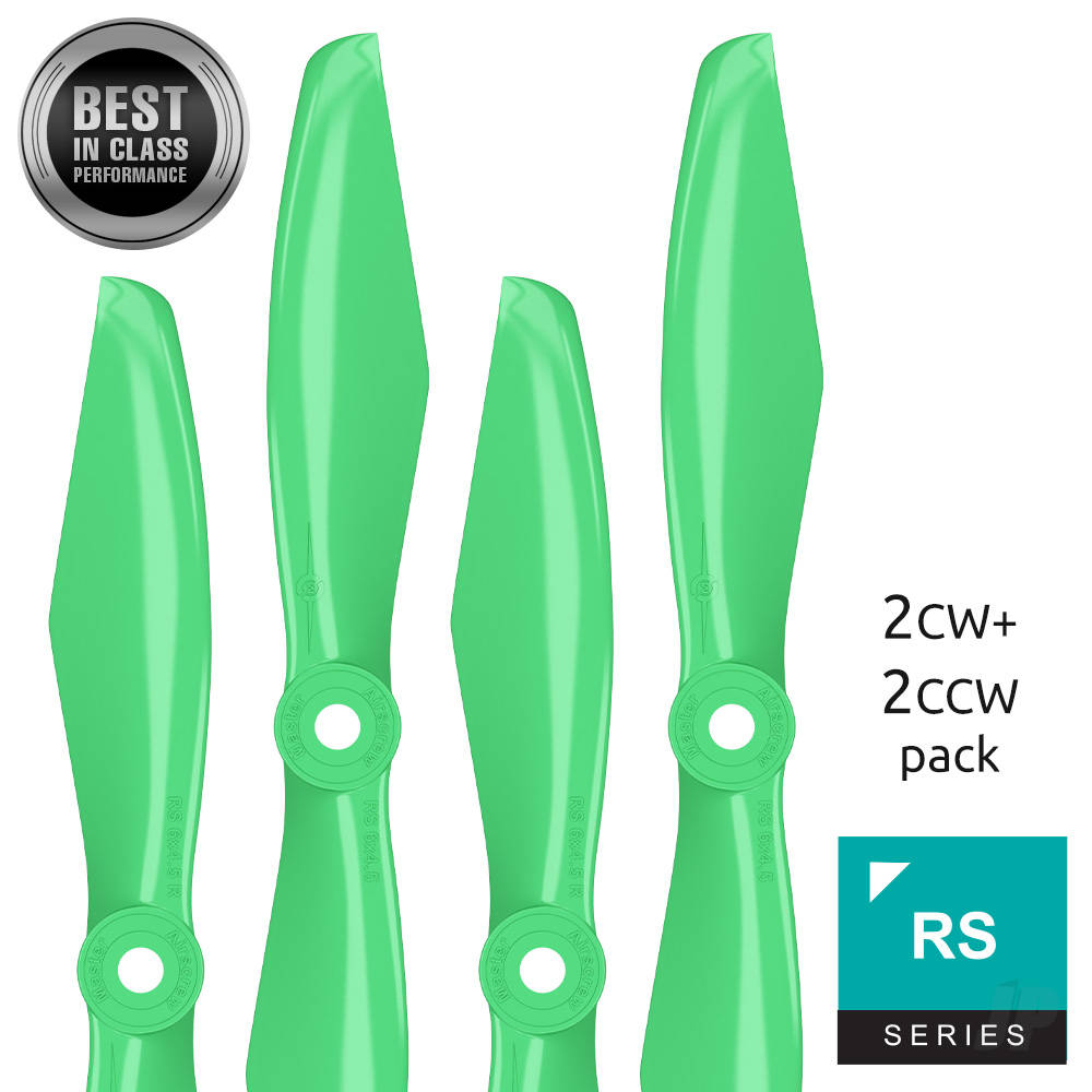 6x4.5 RS-FPV Racing Propeller Set 4x Green