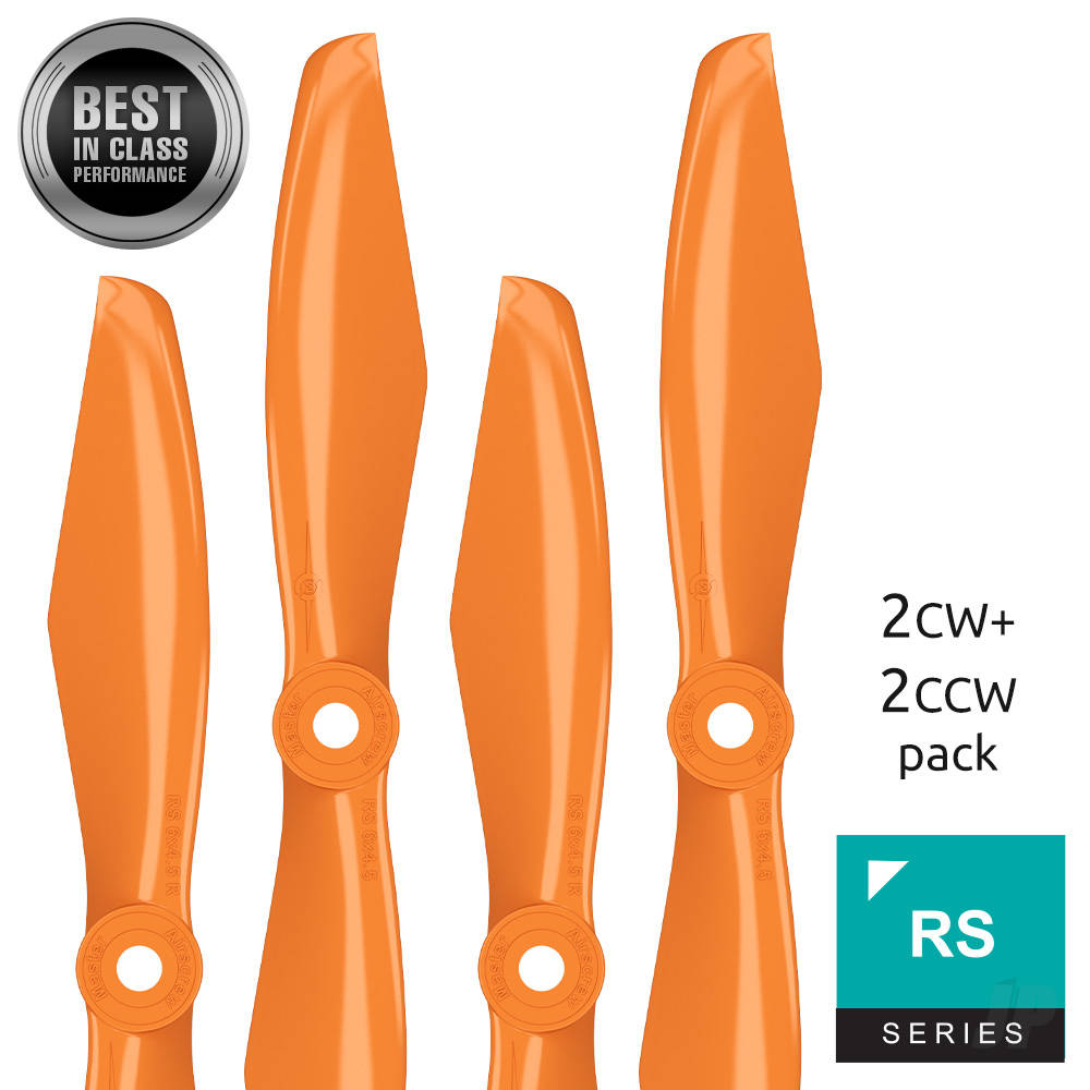 6x4.5 RS-FPV Racing Propeller Set 4x Orange