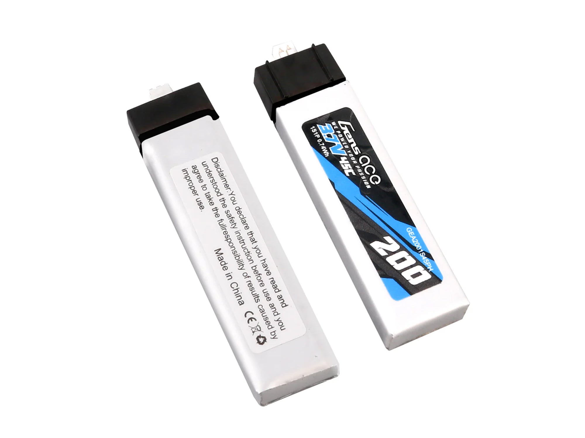 Li-Po 1S 3.7V 200mAh 45C with PH1.5-2