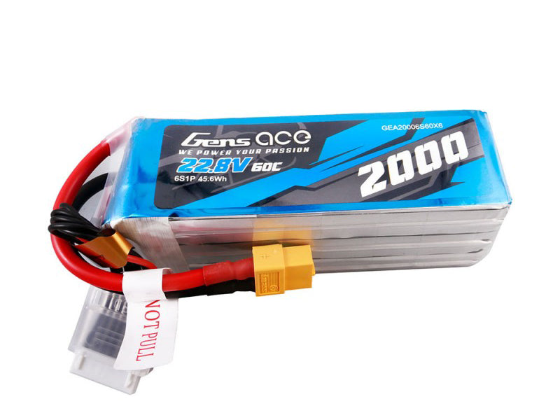 Li-Po HV 6S 22.8V 2000mAh 60C with XT60