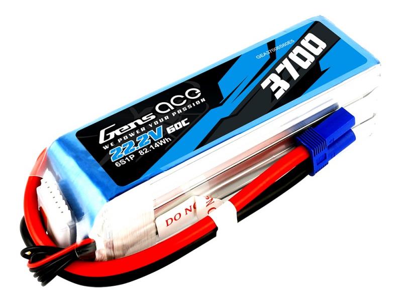 Li-Po 6S 22.2V 3700mAh 60C with EC5