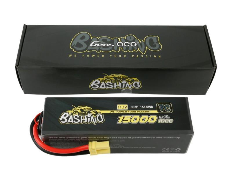 Li-Po Car 3S2P 11.1V 15000mAh 100C Bashing with EC5