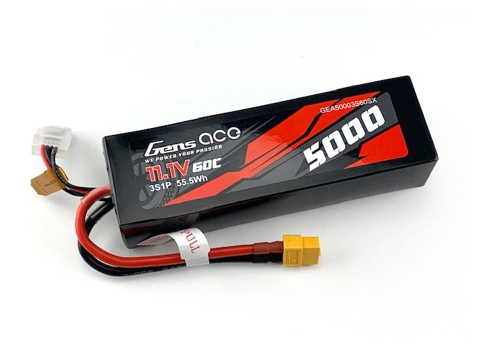 Li-Po Car 3S 11.1V 5000mAh 60C with XT60 Short