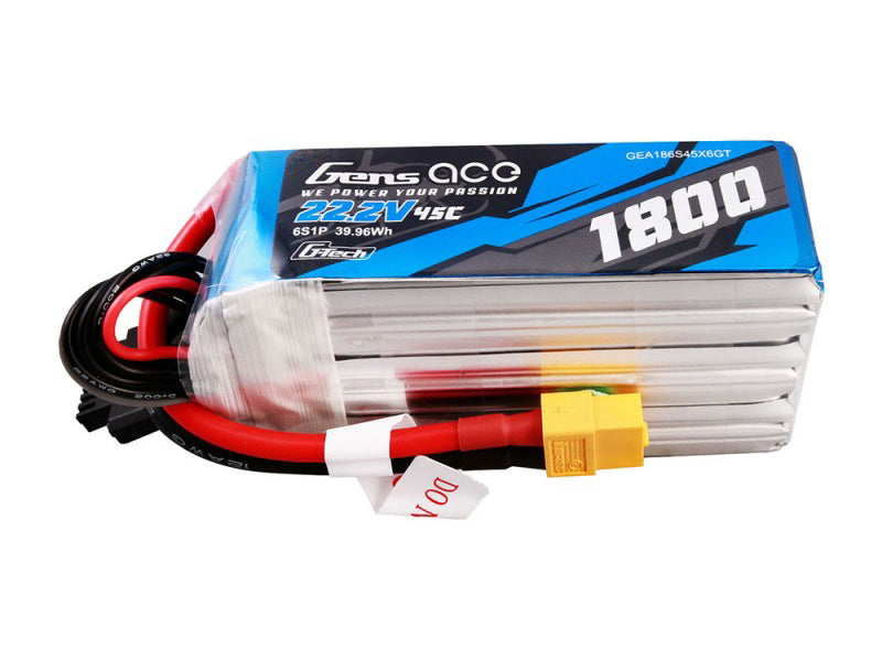 Li-Po G-Tech 6S 22.2V 1800mAh 45C with XT60