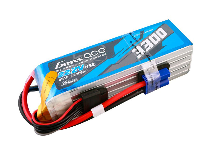 Li-Po G-Tech 6S 22.2V 3300mAh 45C with EC5