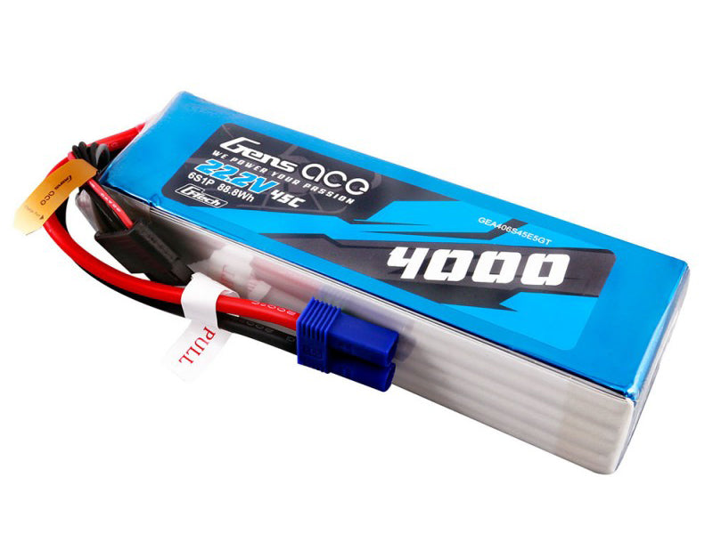 Li-Po G-Tech 6S 22.2V 4000mAh 45C with EC5