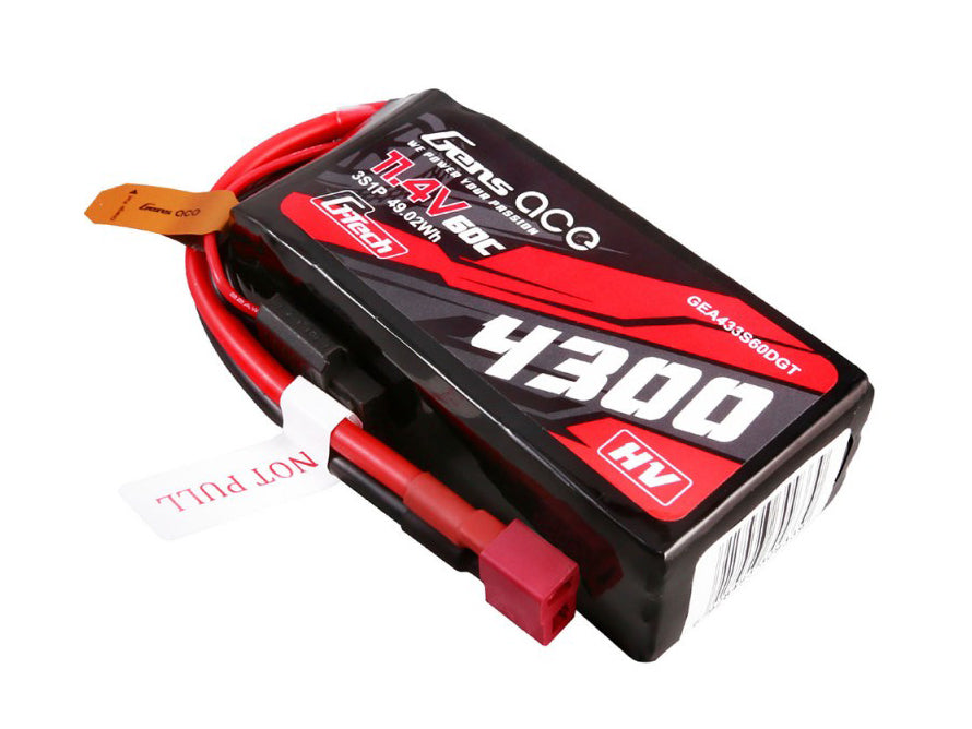 Li-Po Car G-Tech 3S 11.4V 4300mAh 60C with T-Type