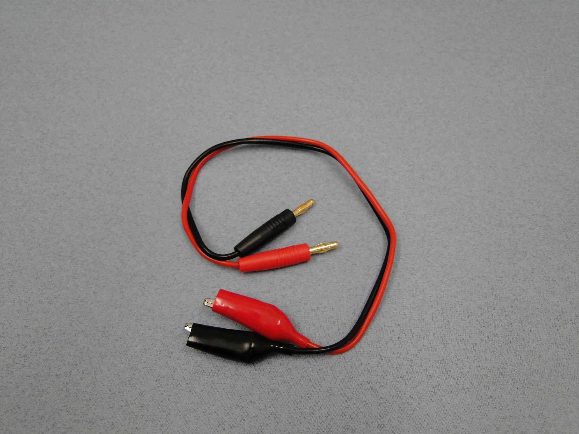 Charge Lead : 4mm~Mini Croc Clips O-LGL-CLCROC