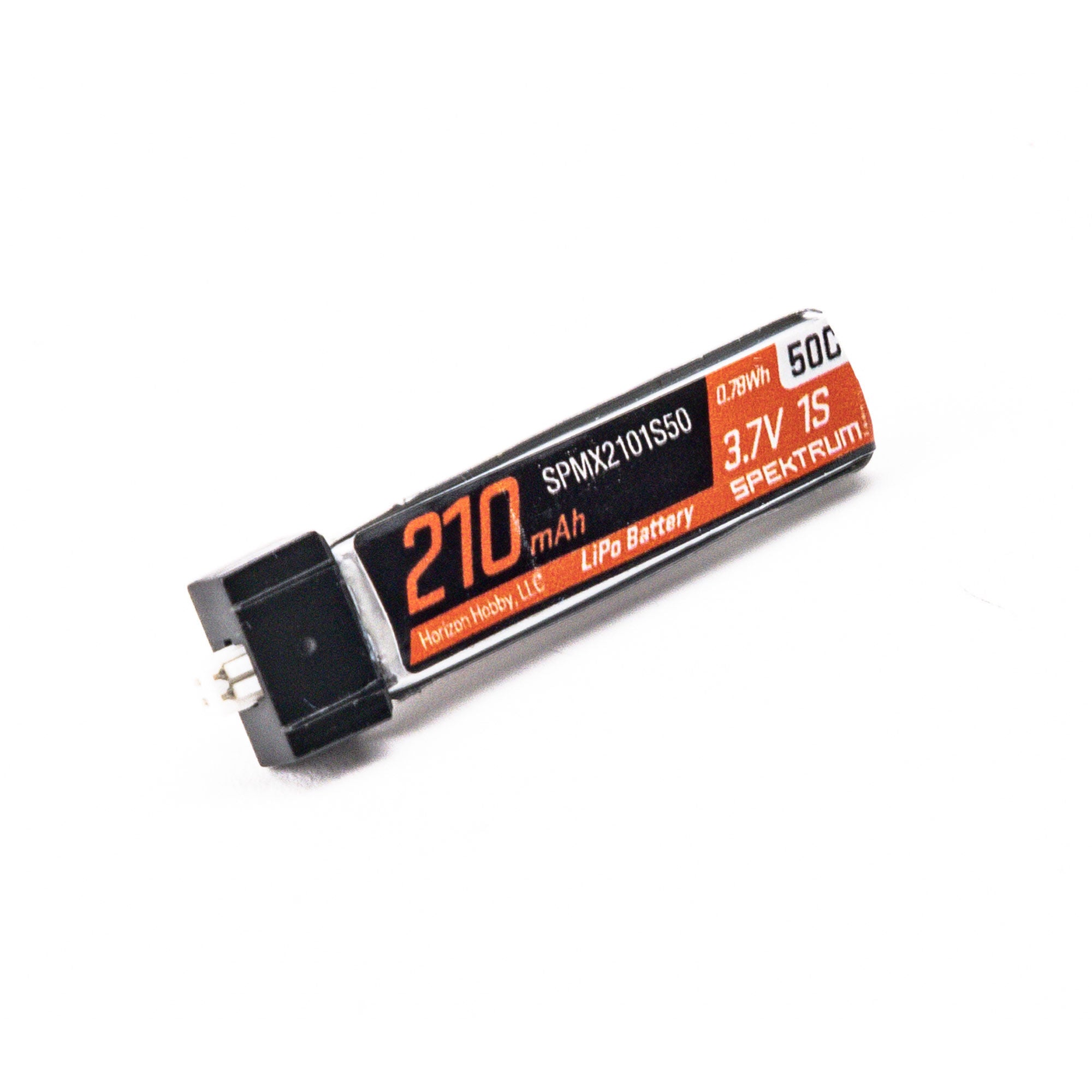 3.7V 210mAh 1S 50C LiPo Battery: JST PH1.25 Connector