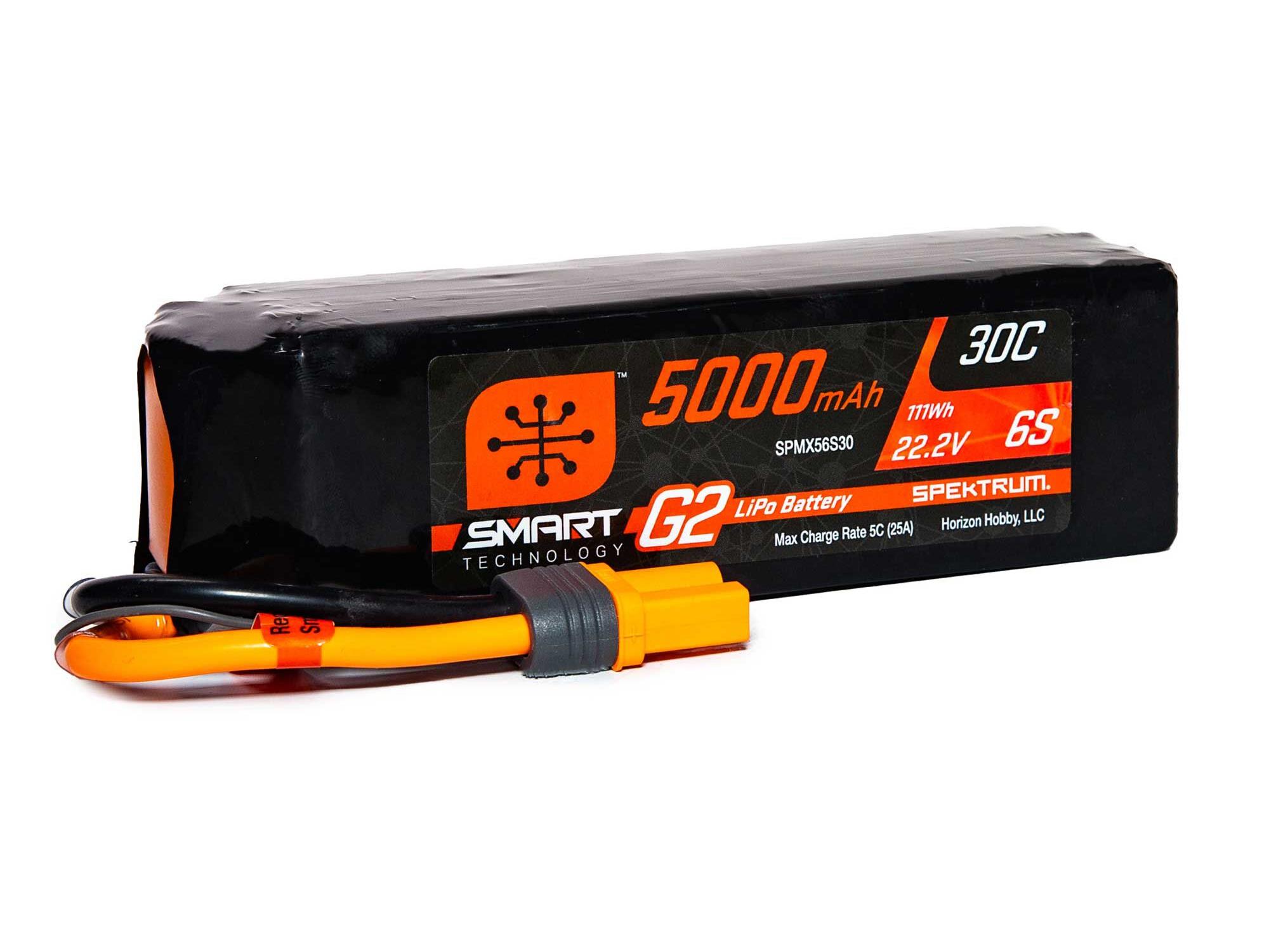 5000mAh 6S 22.2V SMART G2 30C IC5