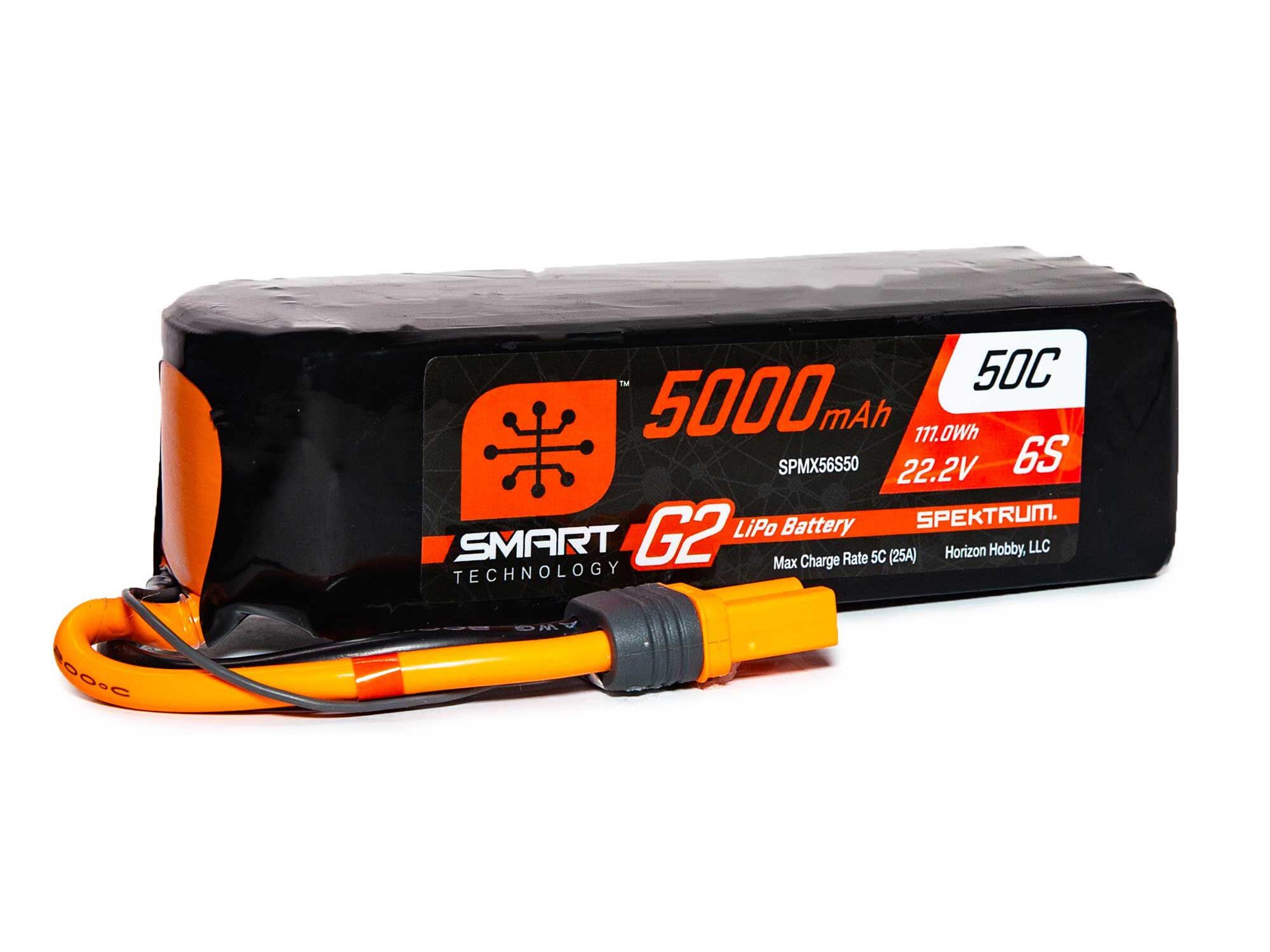 5000mAh 6S 22.2V SMART G2 50C IC5