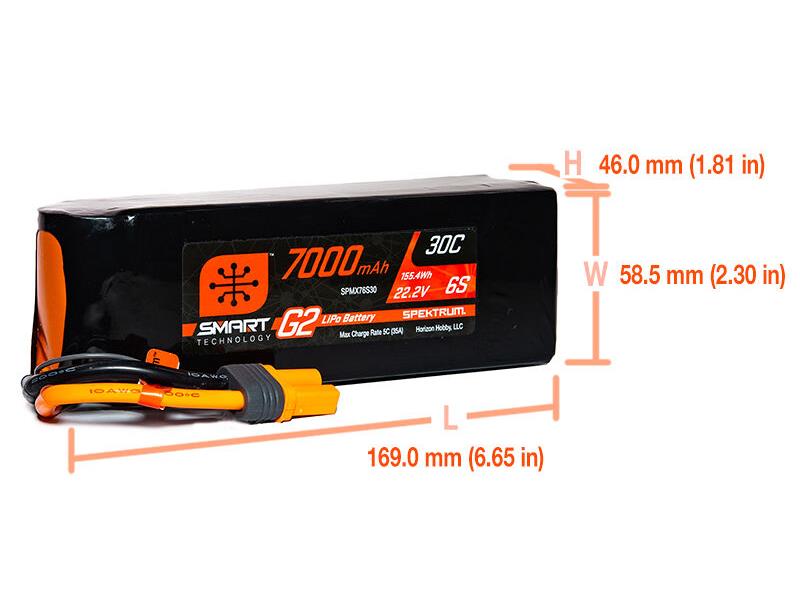 7000mAh 6S 22.2V SMART G2 30C IC5