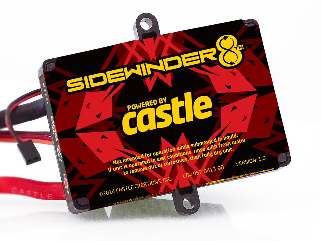 SIDEWINDER 8TH ESC, 25.2V ESC, 8A PEAK BEC, WP