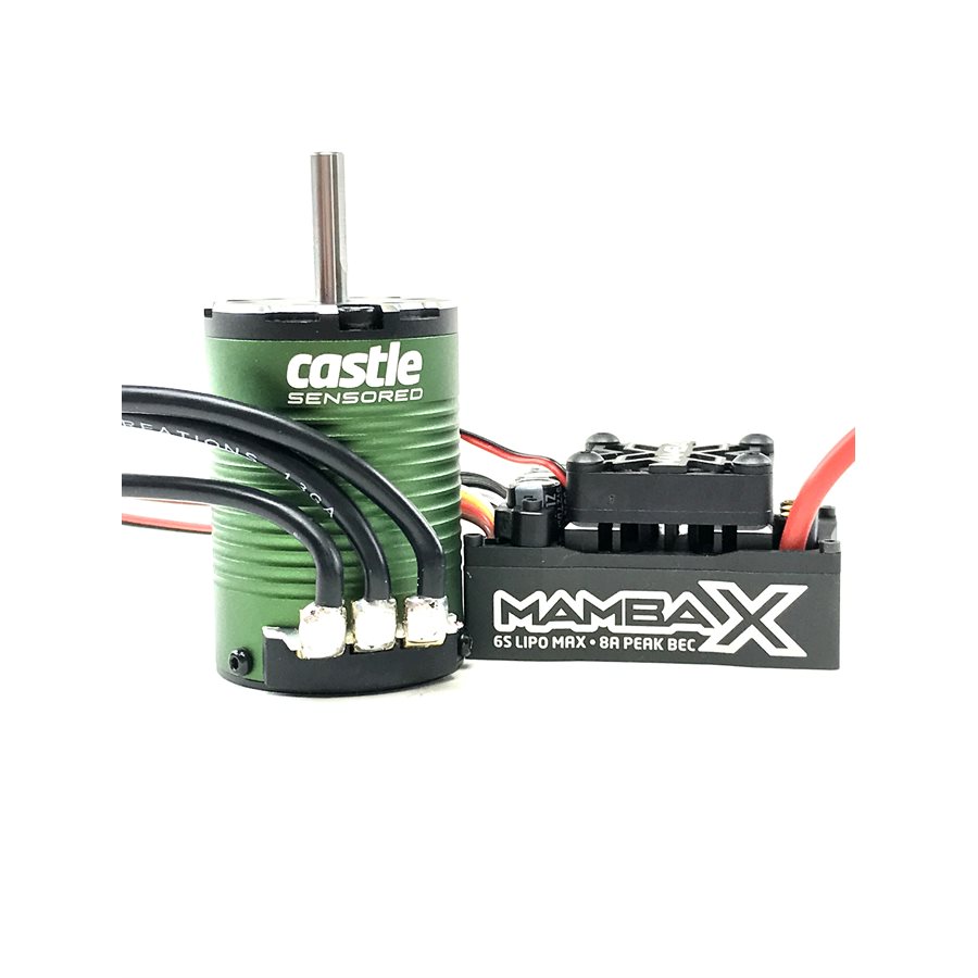 Mamba X SCT Pro,  Sensored, 25.2V WP Esc &amp; 1410-3800kV 5mm C