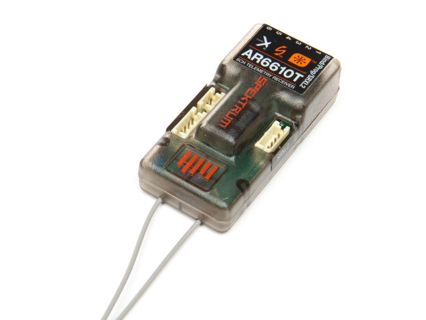 AR6610T 6 Channel DSMX Telemetry Receiver