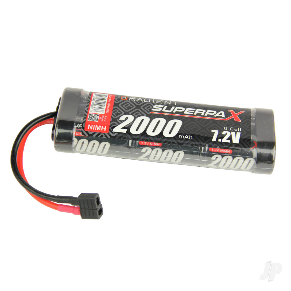 NiMH 7.2V 2000mAh SC Stick, Deans (HCT)