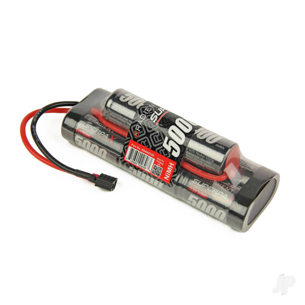 NiMH 9.6V 5000mAh SC 6-2 Hump, Deans (HCT)