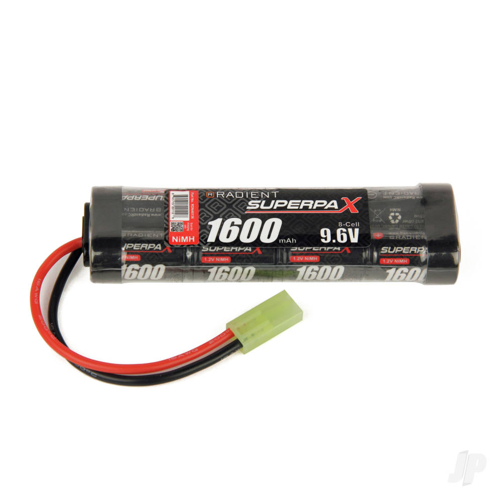 NiMH 9.6V 1600mAh 2/3A Stick, mTam