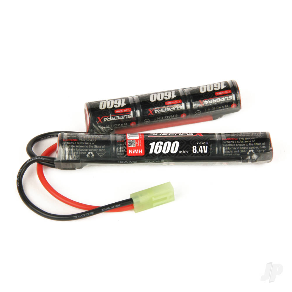 NiMH 8.4V 1600mAh 2/3A Saddle-Stick, mTam