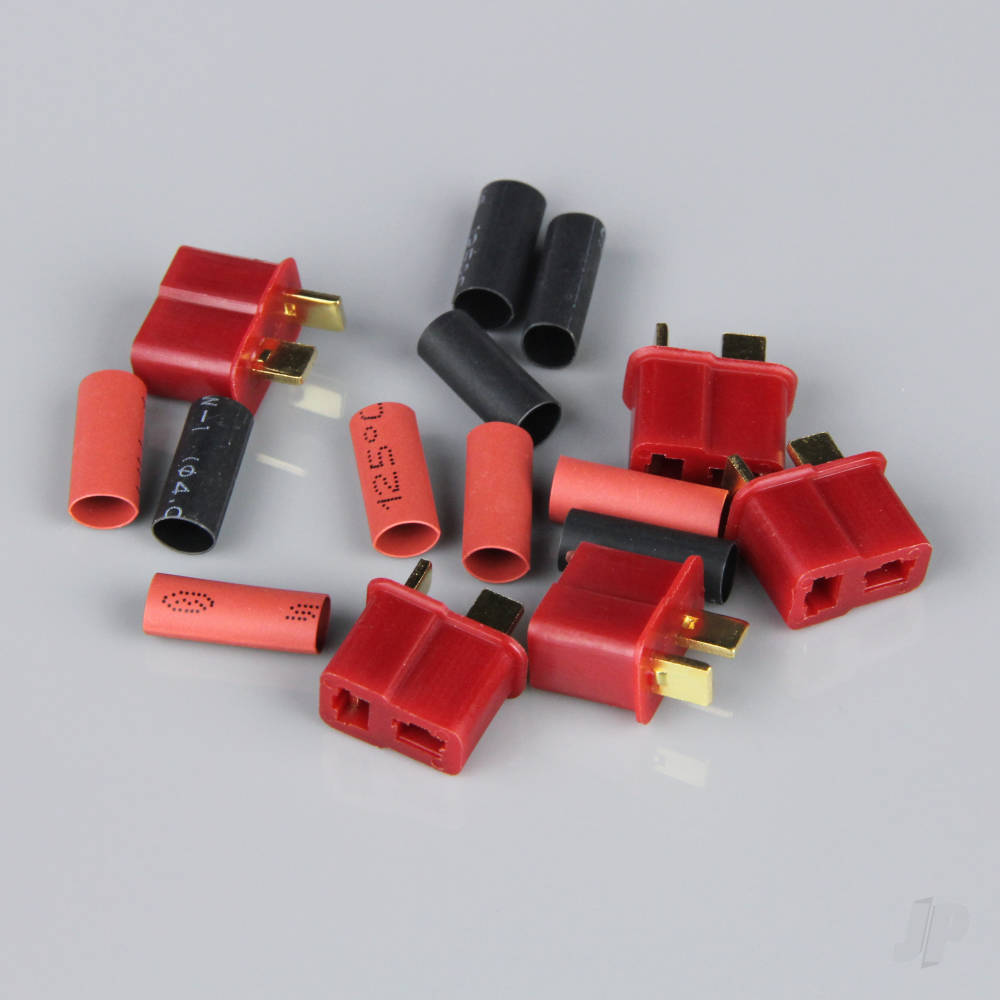 Deans Female including Heat Shrink (Battery End) (5 pcs)