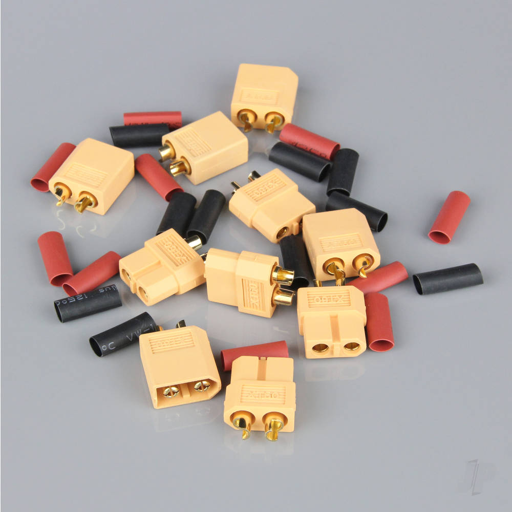 XT60 Pairs including Heat Shrink (5 pcs)